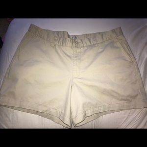 khaki shorts